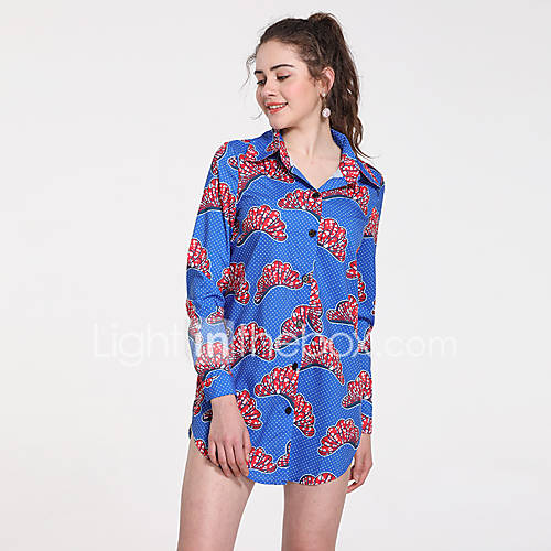 Dames Print Overhemd Geometrisch Marine Blauw Xl huismerk kopen in de aanbieding Dames Print Overhemd Geometrisch Marine Blauw Xl huismerk kopen in de aanbieding