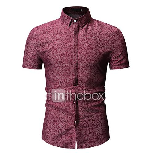 Heren Print Overhemd Polka Dot Geometrisch Blauw Xl huismerk kopen in de aanbieding Heren Print Overhemd Polka Dot Geometrisch Blauw Xl huismerk kopen in de aanbieding