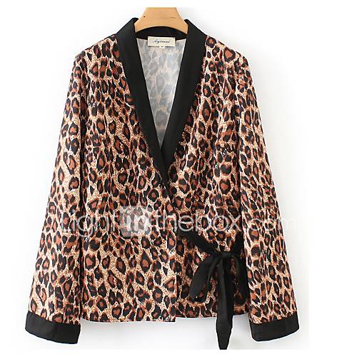 Dames Overhemd Luipaard Bruin huismerk kopen in de aanbieding