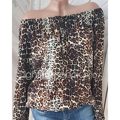 Dames Blouse Luipaard Zwart Xl huismerk kopen in de aanbieding