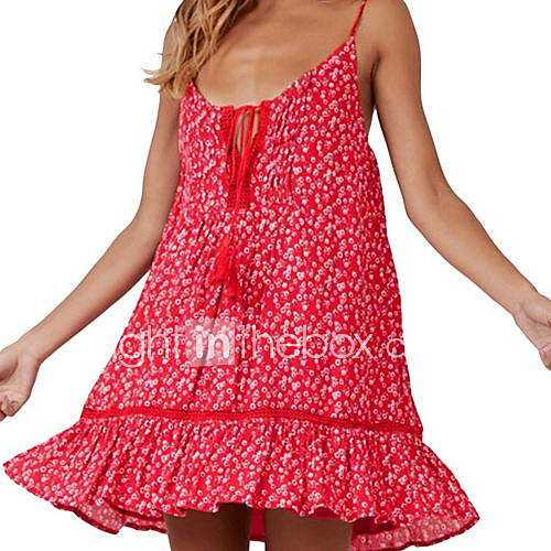 Dames Slank Skater Jurk Bandje Boven De Knie huismerk kopen in de aanbieding