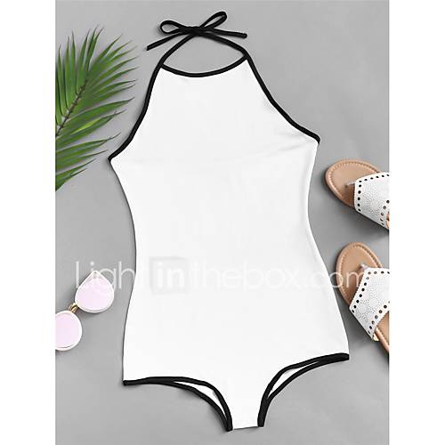 Dames Standaard Halter Zwart Rood Blozend Roze Babypakje Effen Veters M L Xl huismerk kopen in de aanbieding