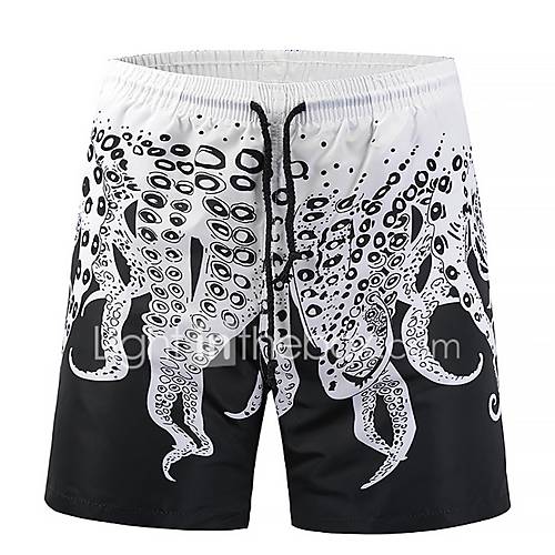 Heren Standaard Shorts Broek Dier Wit huismerk kopen in de aanbieding