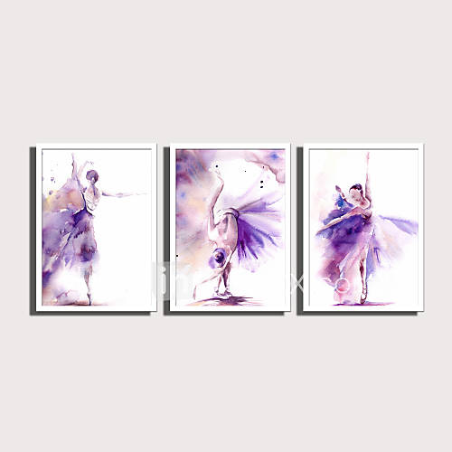 Ingelijst Canvas Ingelijste Set Mensen Kunststof Illustratie huismerk kopen in de aanbieding