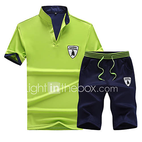 Heren Geborduurd Print Set Dier Letter Wit Xxl huismerk kopen in de aanbieding