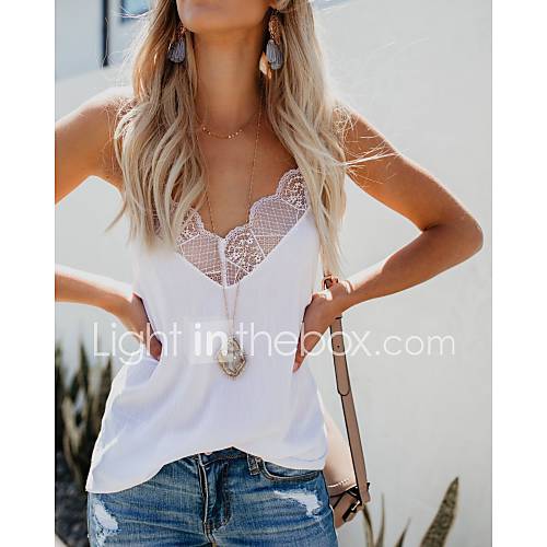 Dames Netstof Patchwork Singlet Effen Wit huismerk kopen in de aanbieding Dames Netstof Patchwork Singlet Effen Wit huismerk kopen in de aanbieding