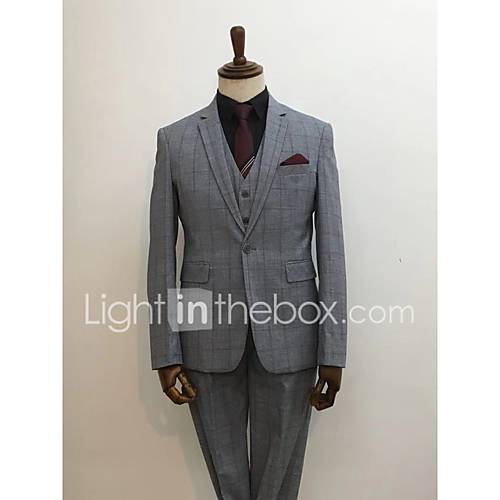 Ijzer Grijs Gestreept Standaard Pasvorm Katoen Polyester Pak Inkeping Single Breasted Een Knoops Suits huismerk kopen in de aanbieding Ijzer Grijs Gestreept Standaard Pasvorm Katoen Polyester Pak Inkeping Single Breasted Een Knoops Suits huismerk kopen in de aanbieding