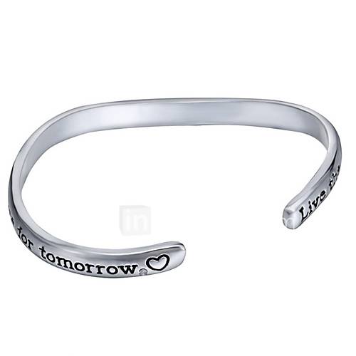 Dames Retro Bangles Cuff Armbanden Oorbellen Armband Alfabetvorm Heel Simpel Klassiek Vintage Modieus Sieraden Zilver Voor Dagelijks School Straat Feestdagen Festival huismerk kopen in de aanbieding Dames Retro Bangles Cuff Armbanden Oorbellen Armband Alfabetvorm Heel Simpel Klassiek Vintage Modieus Sieraden Zilver Voor Dagelijks School Straat Feestdagen Festival huismerk kopen in de aanbieding
