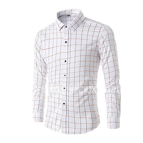 Heren Overhemd Gestreept Marineblauw Xxl huismerk kopen in de aanbieding