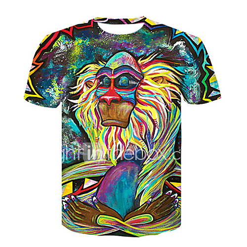 Heren T Shirt Dier Regenboog Xxl huismerk kopen in de aanbieding Heren T Shirt Dier Regenboog Xxl huismerk kopen in de aanbieding