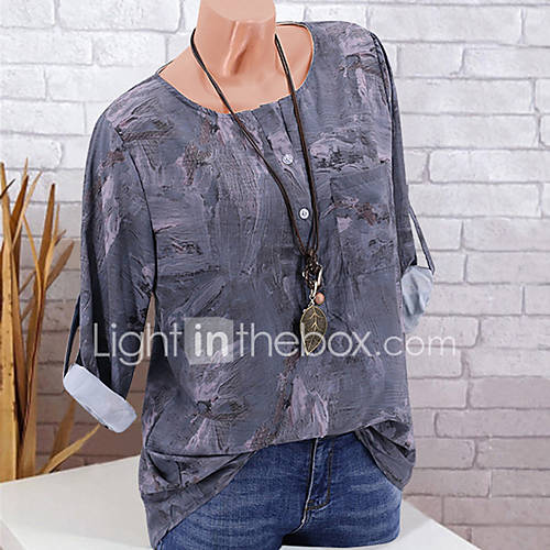 Dames T Shirt Bloemen Geometrisch Oranje Xxxl huismerk kopen in de aanbieding Dames T Shirt Bloemen Geometrisch Oranje Xxxl huismerk kopen in de aanbieding