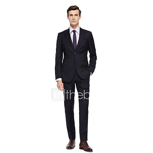 Zwart Donker Marineblauw Colored Gray Effen Getailleerd Pak Punt Single Breasted Twee Knoops huismerk kopen in de aanbieding Zwart Donker Marineblauw Colored Gray Effen Getailleerd Pak Punt Single Breasted Twee Knoops huismerk kopen in de aanbieding
