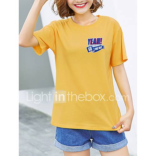 Dames T Shirt Cartoon Zwart huismerk kopen in de aanbieding