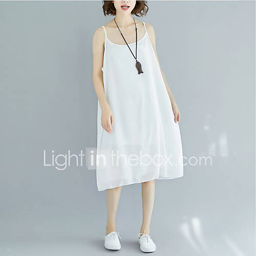 Dames Street Chic Tuniek Jurk Effen Patchwork Boven De Knie huismerk kopen in de aanbieding