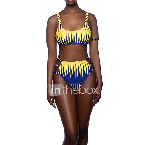 Dames Standaard Geel Bikini Zwemkleding Gestreept S M L huismerk kopen in de aanbieding Dames Standaard Geel Bikini Zwemkleding Gestreept S M L huismerk kopen in de aanbieding