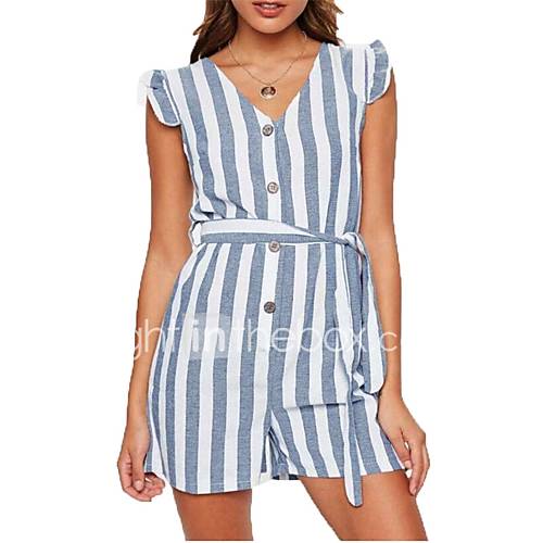 Dames Standaard V Hals Blauw Grijs Babypakje Gestreept Veters M L Xl Katoen huismerk kopen in de aanbieding Dames Standaard V Hals Blauw Grijs Babypakje Gestreept Veters M L Xl Katoen huismerk kopen in de aanbieding