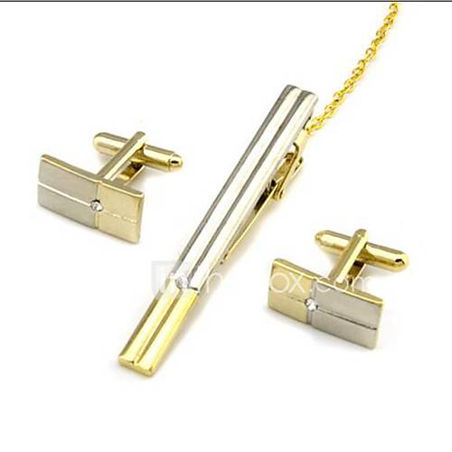 Gouden Manchetknopen Dasclips Gesimuleerde Diamant Legering Formeel Modieus Heren Kostuum Juwelen Voor Dagelijks Werk huismerk kopen in de aanbieding Gouden Manchetknopen Dasclips Gesimuleerde Diamant Legering Formeel Modieus Heren Kostuum Juwelen Voor Dagelijks Werk huismerk kopen in de aanbieding