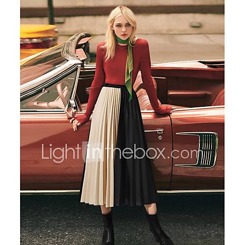 Dames Boho Schommel Rokken Effen huismerk kopen in de aanbieding