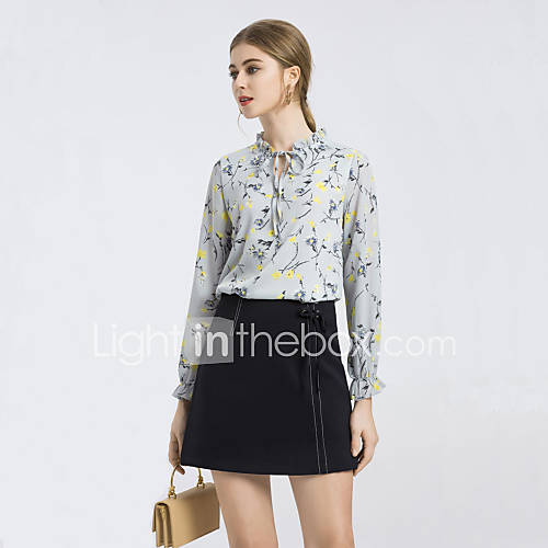 Dames Veters Print Blouse Geometrisch Zwart Xxl huismerk kopen in de aanbieding Dames Veters Print Blouse Geometrisch Zwart Xxl huismerk kopen in de aanbieding