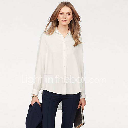 Dames Patchwork Overhemd Effen Zwart huismerk kopen in de aanbieding