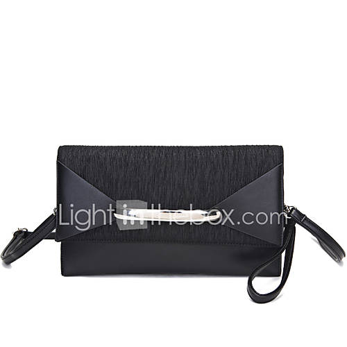 Dames Tassen Pu Clutch Kleurenblok Champagne Zwart Blozend Roze huismerk kopen in de aanbieding