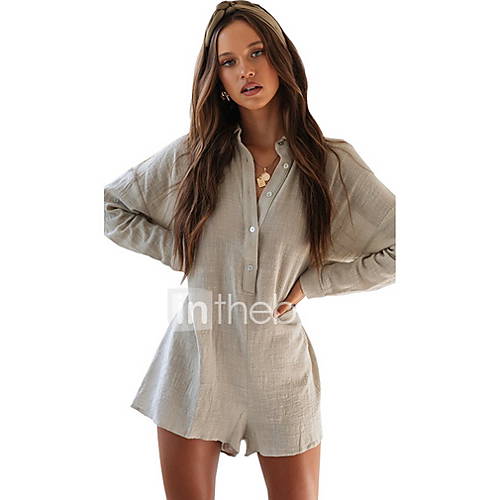 Dames Grijs Babypakje Effen S M huismerk kopen in de aanbieding