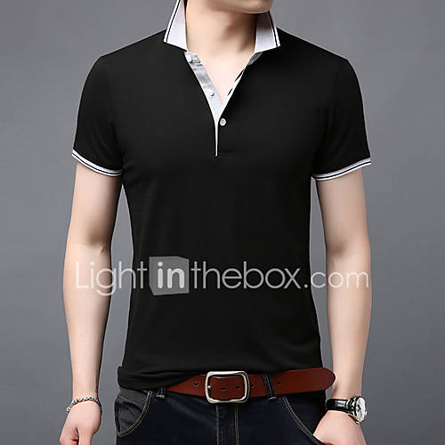 Heren Polo Effen Grijs Xl huismerk kopen in de aanbieding