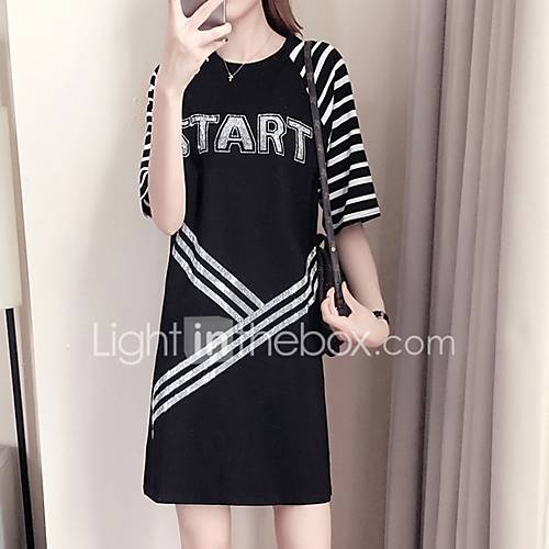 Bovenjurk T Shirt Dames Zwart Xl Xxl Xxxl Xxxxl huismerk kopen in de aanbieding