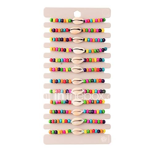 12St Dames Meerlaags Kralenarmband Vintage Armbanden Oorbellen Armband Puinen Schelp Heel Simpel Klassiek Modieus Elegant Kleurrijk Sieraden Regenboog Voor Dagelijks School Straat huismerk kopen in de aanbieding 12St Dames Meerlaags Kralenarmband Vintage Armbanden Oorbellen Armband Puinen Schelp Heel Simpel Klassiek Modieus Elegant Kleurrijk Sieraden Regenboog Voor Dagelijks School Straat huismerk kopen in de aanbieding