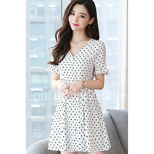 A Lijn V Hals Kort Mini Chiffon Jurk Met Sjerp Lint Door Lan Ting Express huismerk kopen in de aanbieding A Lijn V Hals Kort Mini Chiffon Jurk Met Sjerp Lint Door Lan Ting Express huismerk kopen in de aanbieding