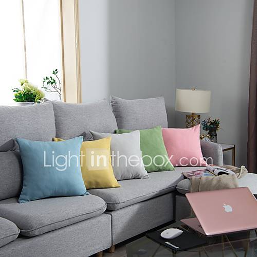 1 Stk Fluweel Kussenhoes Effen Mediterraans Kussen Gooien huismerk kopen in de aanbieding