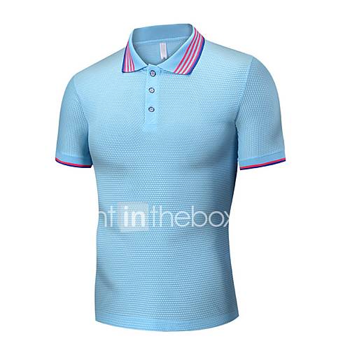 Heren Polo Kleurenblok Licht Blauw Xxl huismerk kopen in de aanbieding