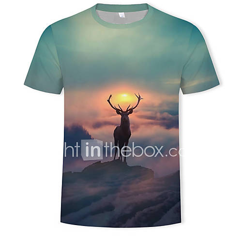 Heren Print T Shirt Kleurenblok 3D Regenboog Xl huismerk kopen in de aanbieding Heren Print T Shirt Kleurenblok 3D Regenboog Xl huismerk kopen in de aanbieding