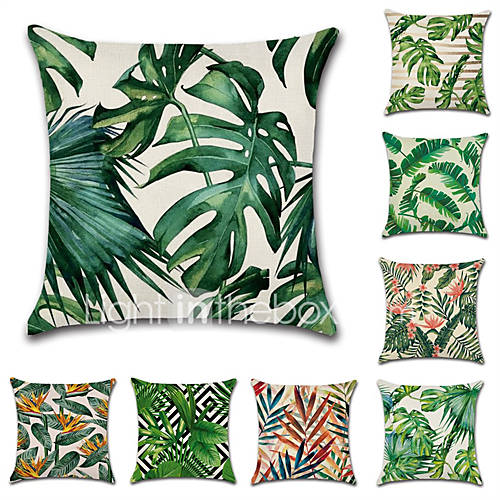 1 Stk Katoen Linnen Kussenhoes Bomen Bladeren 3D Print Modieus Kerstmis Kussen Gooien huismerk kopen in de aanbieding