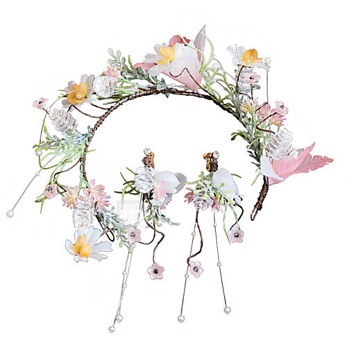 Synthetisch Helm Met Bloem 1 Stuk Bruiloft Ulko huismerk kopen in de aanbieding