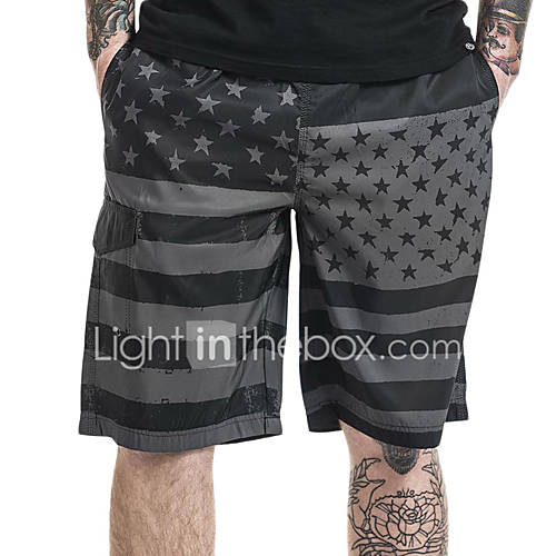 Heren Standaard Chinos Zwaar Katoen Broek Vlag Zwart huismerk kopen in de aanbieding