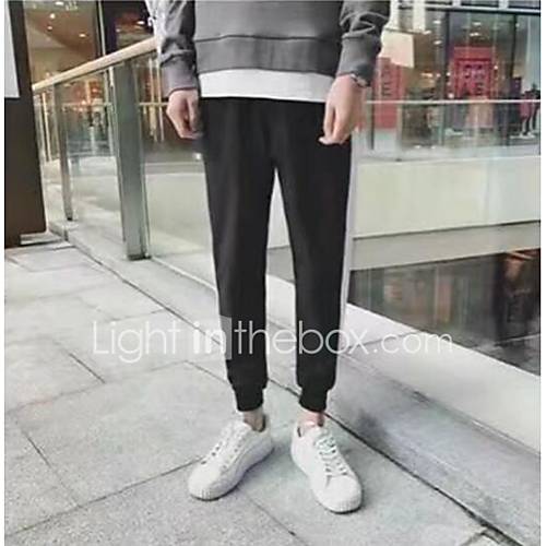 Heren Actief Chinos Zwaar Katoen Broek Gestreept Blauw huismerk kopen in de aanbieding