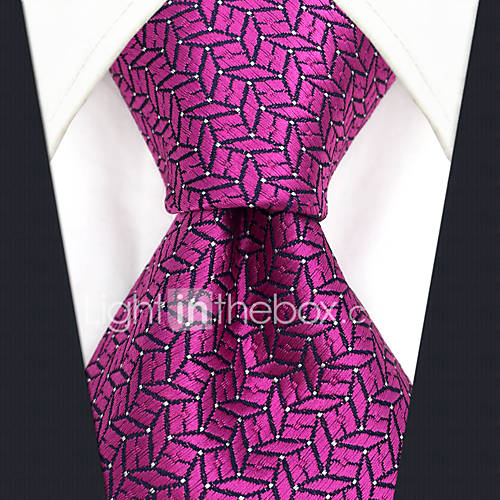 Heren Feest Werk Standaard Effen Geometrisch Jacquard Stropdas huismerk kopen in de aanbieding