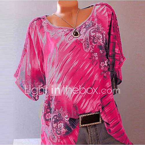 Dames T Shirt Bloemen Klaver Xxl huismerk kopen in de aanbieding Dames T Shirt Bloemen Klaver Xxl huismerk kopen in de aanbieding