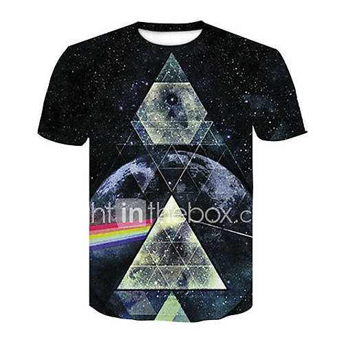 Heren Print T Shirt Heelal Grafisch Zwart Xxl huismerk kopen in de aanbieding Heren Print T Shirt Heelal Grafisch Zwart Xxl huismerk kopen in de aanbieding
