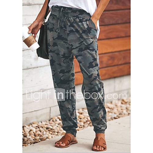 Dames Sportief Street Chic Harem Joggingbroeken Broek Met Patroon Regenboog huismerk kopen in de aanbieding