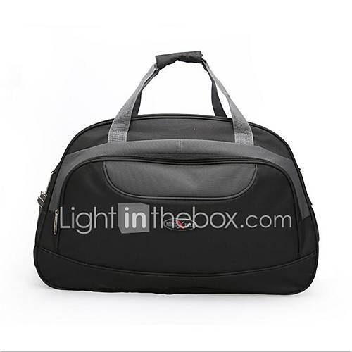 Oxfordstof Reistas Rits Zwart Rood Hemelsblauw huismerk kopen in de aanbieding