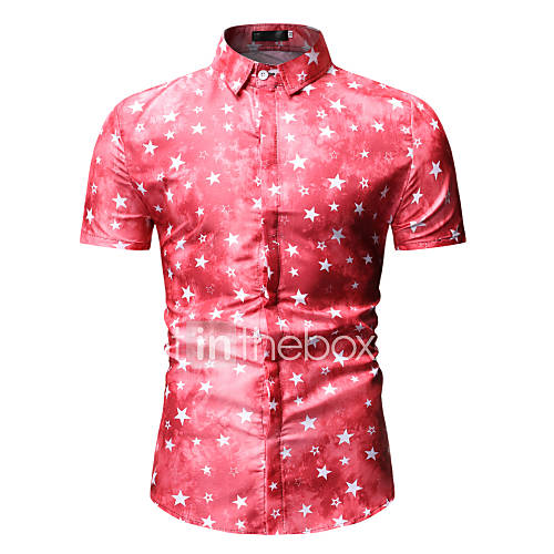 Heren Print Overhemd Geometrisch Heelal Grafisch Blauw Xl huismerk kopen in de aanbieding Heren Print Overhemd Geometrisch Heelal Grafisch Blauw Xl huismerk kopen in de aanbieding