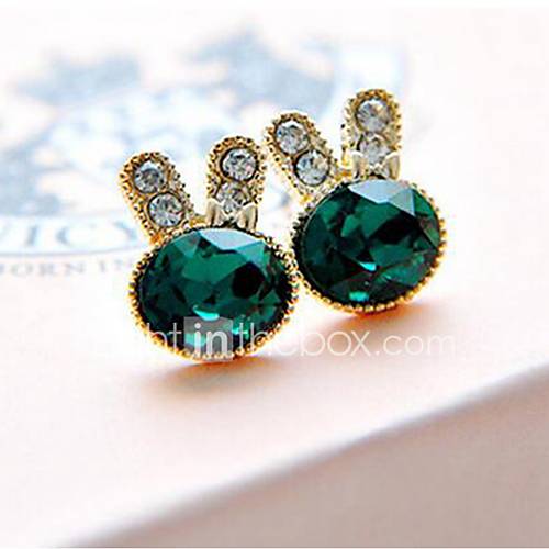 Dames Oorknopjes Gesimuleerde Diamant Oorbellen Rabbit Sieraden Donkergroen Voor Dagelijks 1 Paar huismerk kopen in de aanbieding Dames Oorknopjes Gesimuleerde Diamant Oorbellen Rabbit Sieraden Donkergroen Voor Dagelijks 1 Paar huismerk kopen in de aanbieding