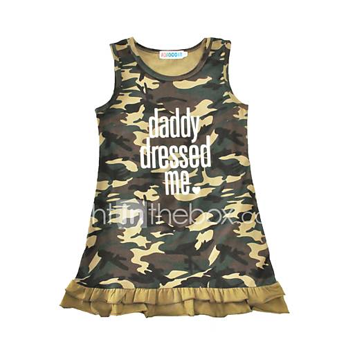 Baby Meisjes Actief Standaard Geometrisch Print Mouwloos Tot De Knie Katoen Polyester Jurk Leger Groen huismerk kopen in de aanbieding Baby Meisjes Actief Standaard Geometrisch Print Mouwloos Tot De Knie Katoen Polyester Jurk Leger Groen huismerk kopen in de aanbieding