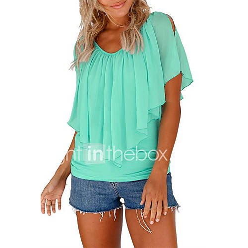 Dames Patchwork T Shirt Effen Klaver Xl huismerk kopen in de aanbieding Dames Patchwork T Shirt Effen Klaver Xl huismerk kopen in de aanbieding