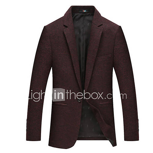 Heren Blazer Ingesneden Revers Polyester Paars Xl Xxl Xxxl huismerk kopen in de aanbieding