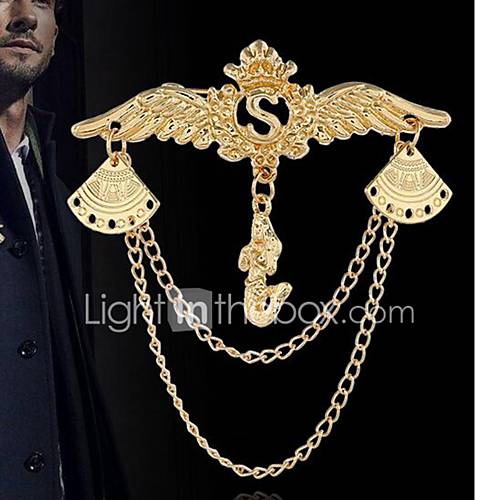 Heren Dames Kwastje Broches Eagle Europees Broche Sieraden Goud Zilver Voor Dagelijks huismerk kopen in de aanbieding