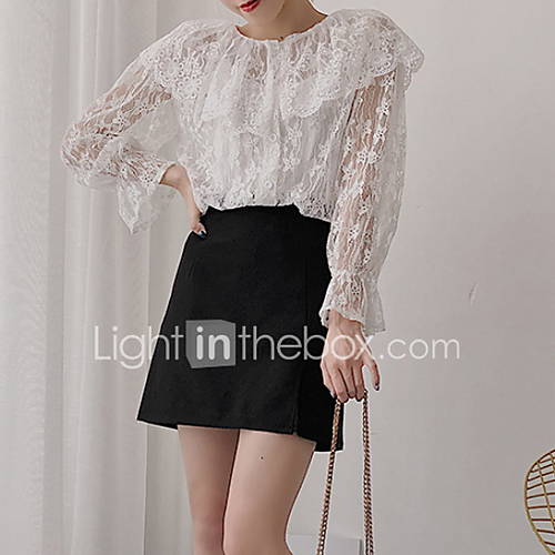 Dames Bodysuit Effen Wit Een Maat huismerk kopen in de aanbieding