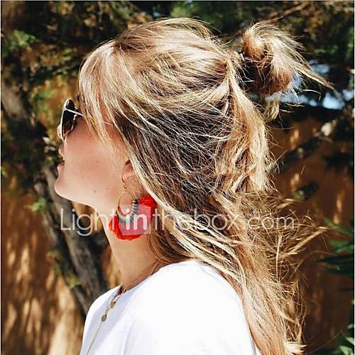 Dames Oorbel Oorbellen Sieraden Zwart Rood Voor Dagelijks 1 Paar huismerk kopen in de aanbieding